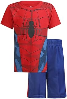 Ensemble t-shirt et short marvel avengers spiderman pour jeune garçon