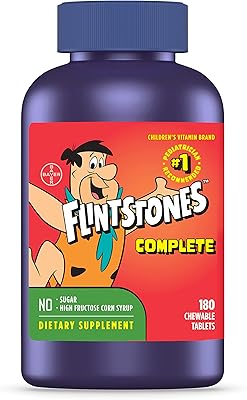 Vitamines à croquer flintstones pour enfants, multivitamines complètes pour enfants et tout-petits avec fer, calcium, vitamine c, vitamine d et plus, 180 unités (l'emballage peut varier). Diaytar Sénégal : Innovation, diversité et accessibilité