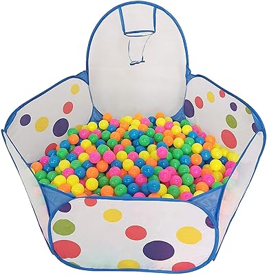 Tente de jeu pop-up pour enfants clôture rampante pour tout-petits avec panier