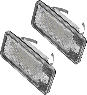 X autohaux 2 pièces led plaque d'immatriculation numéro de voiture lumière de remplacement