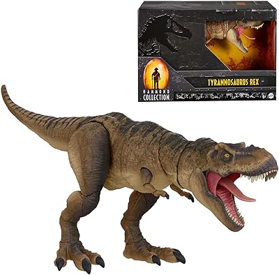 Figurine jurassic world jurassic park hammond tyrannosaurus rex, 24" de haut avec 14