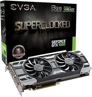 Carte graphique evga geforce gtx 1080 sc gaming acx 3.0, 8 go gddr5x