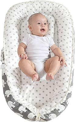 Lit bébé portable pliable, amovible et lavable en 100% coton pour protéger