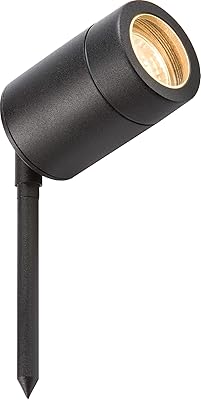 Lampe sur piquet légère knights bridge gu10spikebk en aluminium gu10 35