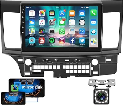Autoradio android pour mitsubishi lancer 2008-2017 rimoody 101 pouces hd écran tactile autoradio
