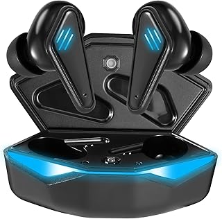 Casque de jeu sans fil bluetooth 5.1 pour le divertissement avec microphone intégré