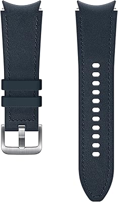 Bracelet de montre hybride en cuir et silicone samsung electronics taille s-m
