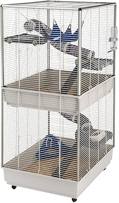 Cage pour rongeurs ferplast à 2 niveaux, xl large | taille de la cage