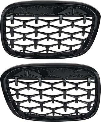 Grille de rein avant pour bmw x1 f48 f49 2016-2019 grille de capot