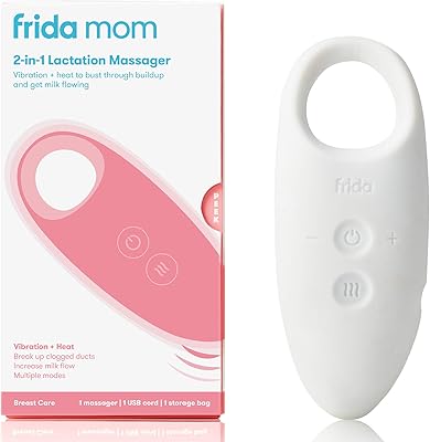 Masseur de sein d'allaitement 2 en 1 de frida mom, un masseur