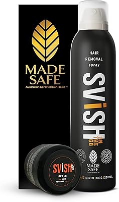 Spray d'épilation pour hommes svish on the go (200 ml), crème post-épilation (50