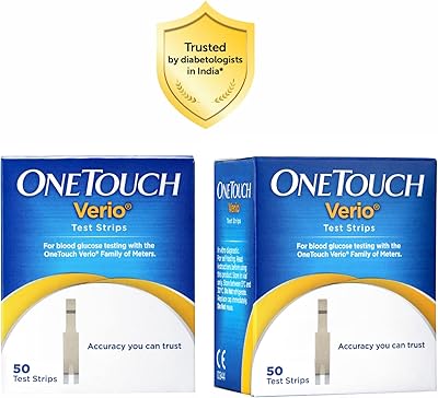 Bandettes de test one touch verio, 100 pièces (multicolores)