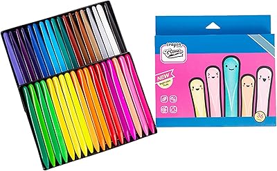 Ensemble de crayons de couleur triangulaires biologiques | ensemble de crayons de couleur sûrs pour bébés et enfants, crayons de couleur lavables et effaçables. Découvrez le shopping sans frontières avec Diaytar Sénégal