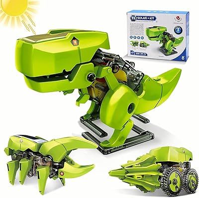 Jouets robot solaire dinosaure amerteer pour enfants jeux de construction 3 en 1