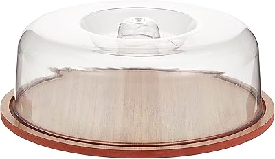 Plateau de service rond transparent cusinart atl planche à fromage en bois