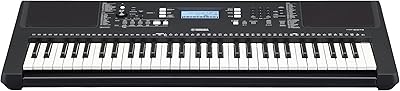 Clavier numérique yamaha psr-e373 rml - clavier pour débutant avec 61 touches tactiles
