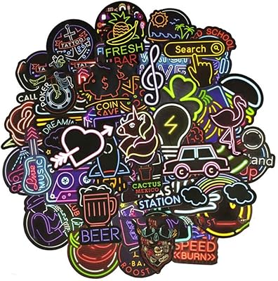 50 pièces d'autocollants graffitis imperméables au design créatif, design de mode pour bagages