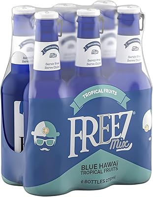 Boisson froide aromatisée au soda gazeux sans alcool - mélange hawaïen bleu