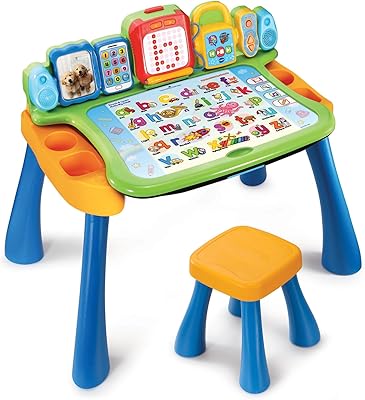 Bureau d'activités 4-en-1 vtech, tableau d'écriture, tableau noir et station d'art