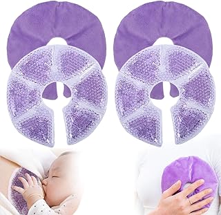2 pièces de glace mammaire pour les mamans qui allaitent, coussinets de gel