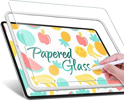 Ji tech paper glass protecteur d'écran pour ipad pro 12,9 pouces 2022/2021/2020/2018