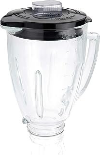 Bol en verre plastag oster, capacité 6 tasses, couvercle noir