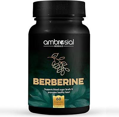 Supplément de berbérine ambrocial - la berbérine 500 mg favorise une fonction cardiaque