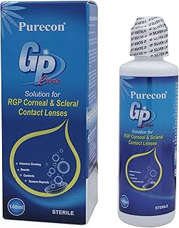 Solution d'entretien des lentilles de contact purcon pour lentilles sclérales et perméables