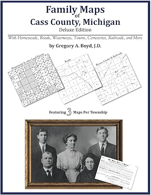 Cartes familiales du comté de cass michigan