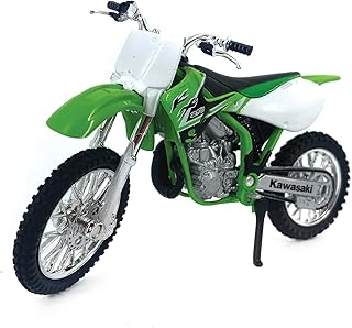 Welly moto moulée sous pression verte kawasaki 2002 kx 250, échelle 1:18