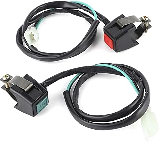 Interrupteur de démarrage de moto double bouton d'allumage de guidon 22 mm adapté