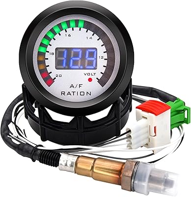 Artilaura 2-1/16\" 52mm led digital air/carburant ratio gauge racing avec capteur d'oxygène o2 à bande étroite pour voiture 12v. La marketplace qui fait du bien à votre budget : Diaytar