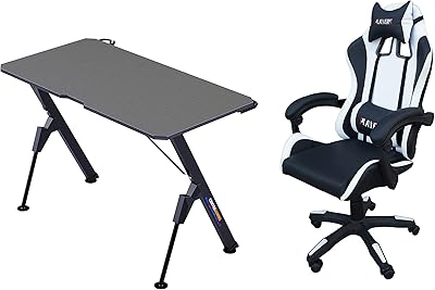 Chaise de contre-gaming mahmayi tj hyg 01 chaise noire et blanche
