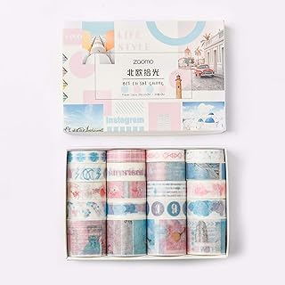 2 pièces ensemble de ruban de masquage japonais mignon 40 rouleaux
