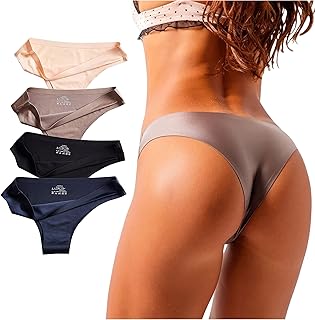 Culotte string pour femme - lot de 4 culottes de sport sexy