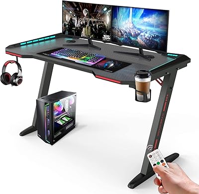 Bureau de jeu royal polar de 1,2 mètres avec télécommande et éclairage rvb