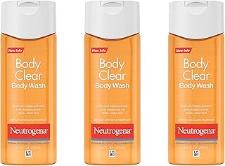 Nettoyant contre l'acné neutrogena clear body avec glycérine et 2 % d'acide salicylique