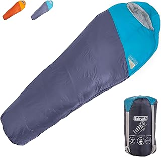 Sac de couchage imperméable pour camping polyester fibre de coton creuse