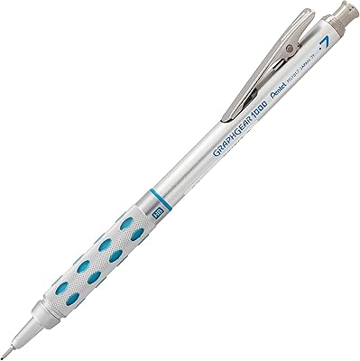 Stylo à dessin automatique pentel graph gear 1000 - 0,7 mm, corps bleu