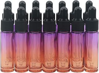 14 flacons d'huile essentielle elbest de 10 ml avec compte-gouttes, flacon réutilisable, parfait