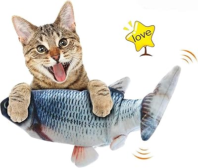 Jouet de poisson animé iroki pour chats à retourner réaliste jouets