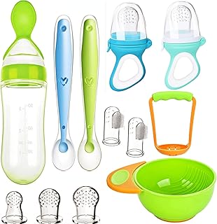 Ensemble d'alimentation pour bébé, mangeoires à fruits tyta 2 pièces avec sacs