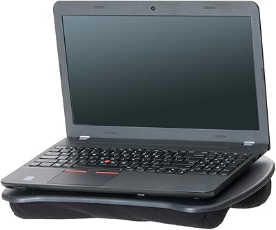 Bureau portable pour ordinateur portable mind reader avec poignée, oreiller intégré pour plus