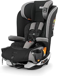 Harnais à fermeture éclair chicco + siège auto rehausseur pour enfants de 3
