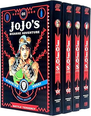 Jojo's bizarre adventure partie 2 : battle tendency volume 1-4 ensemble de collection