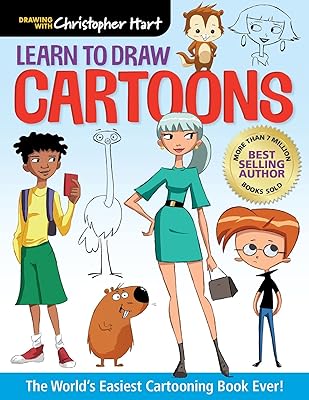 Apprenez à dessiner des dessins animés : le livre de plus simple au