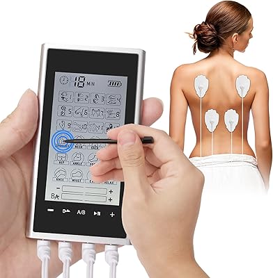 Stimulateur musculaire électrique professionnel avec 4 canaux et 24 modes de stimulation musculaire
