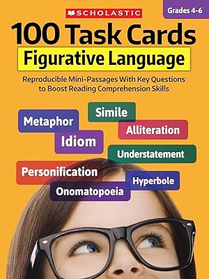 100 fiches de tâches : langage figuré mini-passages reproductibles avec des questions clés