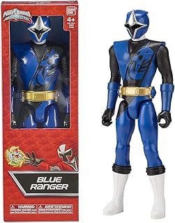 Figurine power rangers blue ranger de ninja steel 43622 30 cm