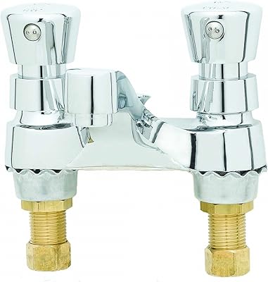Robinet à échelle t&s brass b-0831-vf05 avec support sur pont, 4 pouces, pulvérisateur